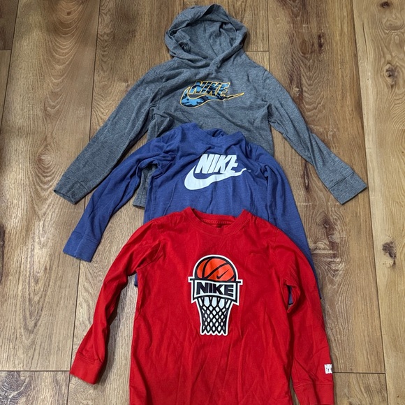Nike Other - Nike Kids Bundle Long Sleeve Set - Gray, Blue, Red small (7 youth)